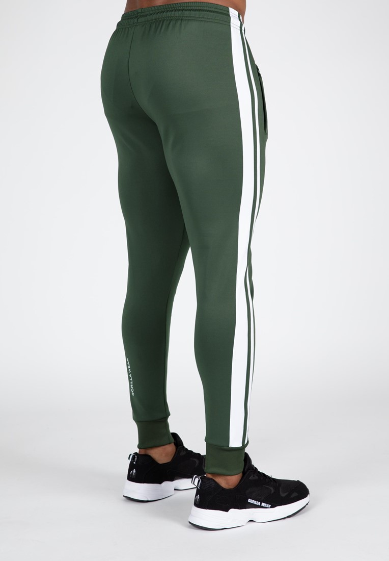 crazy shape Striped Men Green, Grey Track Pants - Buy crazy shape