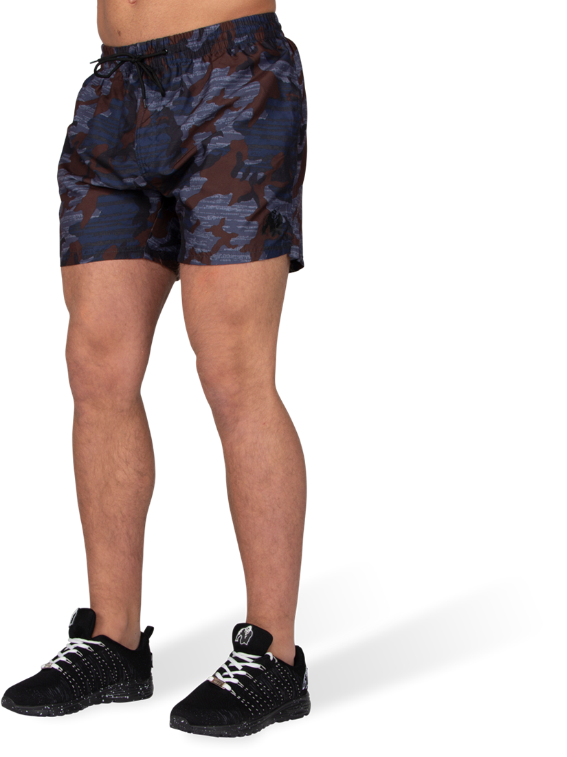 blue camo cargo shorts