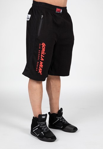 Augustine Old School Shorts - Schwarz/Rot