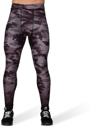 Franklin Men's Tights - Zwart/Grijs Camo-2