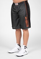 Wallace Mesh Shorts - Grau/Orange