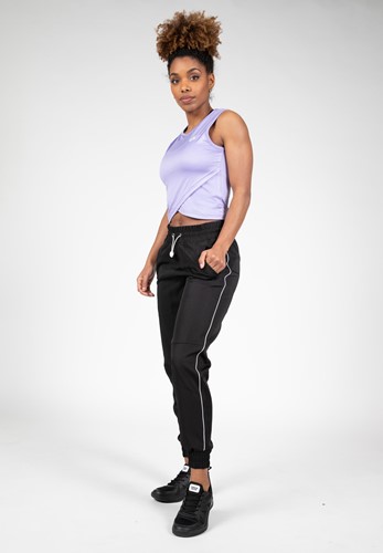 Estelle Twisted Crop Top Lilac