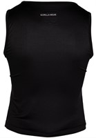 Estelle Twisted Crop Top Black