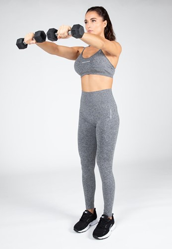 Quincy Seamless Sports Bra Gray