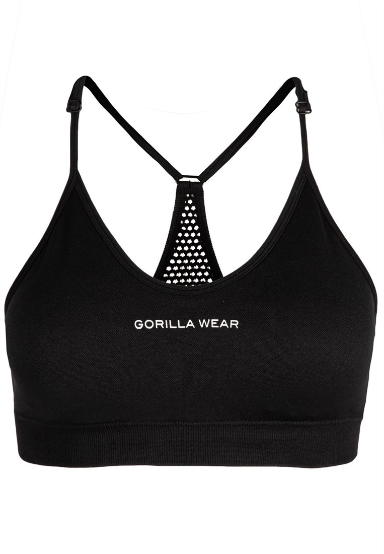 Gorilla Wear Hilton Seamless Sports Bra - Black – Urban Gym Wear