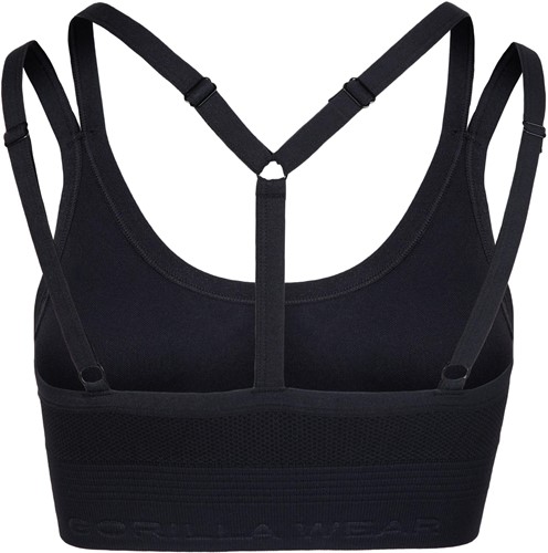 Whitney Seamless Sports Bra - Black