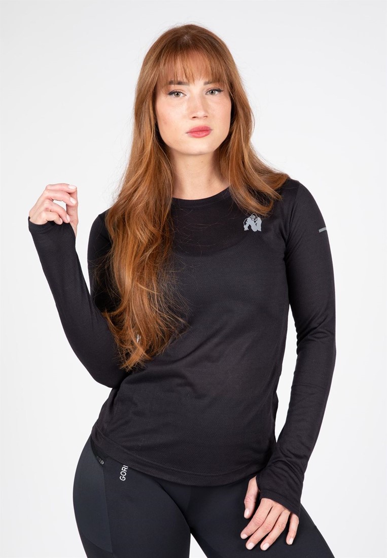 Raleigh Long Sleeve - Black - XS Gorilla Wear