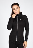 Marion Zipped Hoodie - Black