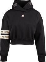 Tracey Cropped Hoodie Black