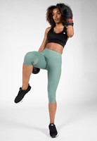 Monroe Cropped Leggings Green