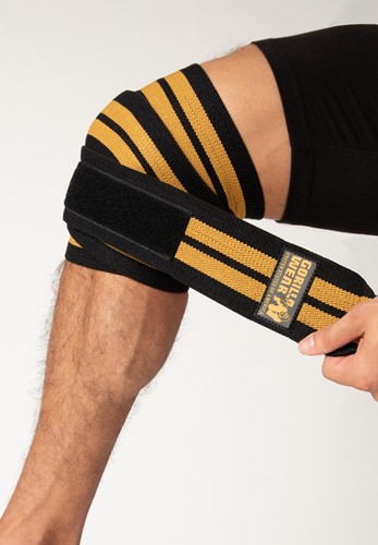 Knee Wraps Black/Gold