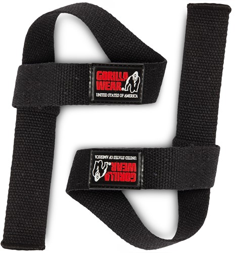 Non-Padded Lifting Straps - Black-2