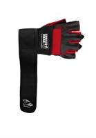 Dallas Wrist Wraps Gloves Black/Red