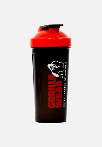 Shaker XXL 1000ML - Zwart/Rood