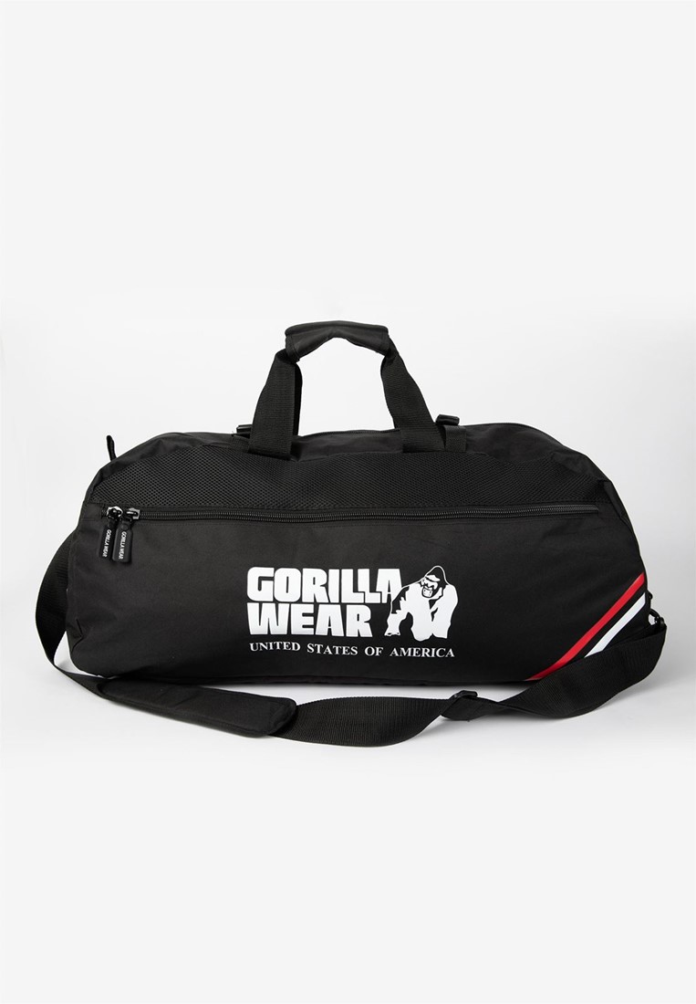 zegevierend bedriegen ergens Norris Hybrid Gym Bag/Backpack - Black Gorilla Wear