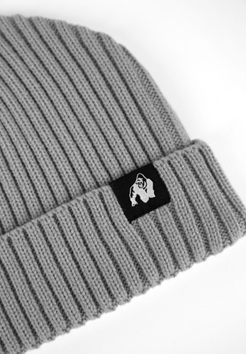 Maine Kinder Beanie - Grauer Mergel-3