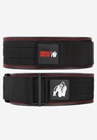 Gorilla Wear 4 Inch Premium Leren Lifting Belt - Zwart