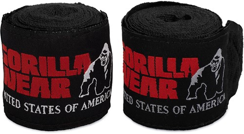 boxing hand wrap black