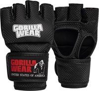 Berea MMA Handschoenen (Zonder Duim) - Zwart/Wit