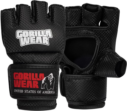 Gloves (Without Thumb) - Black/White - M/L Wear